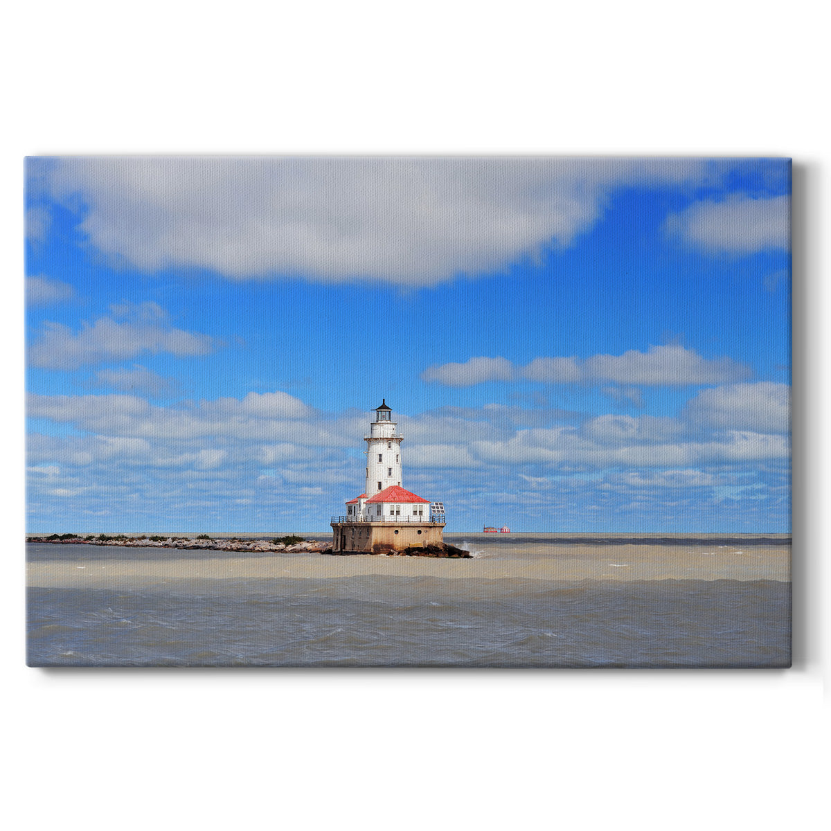 Chicago Harbor Lighthouse III - Canvas Art Print