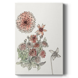 Dahlia Study - Canvas Art Print