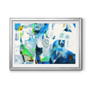 Down the Rapids - Modern Framed Art Print
