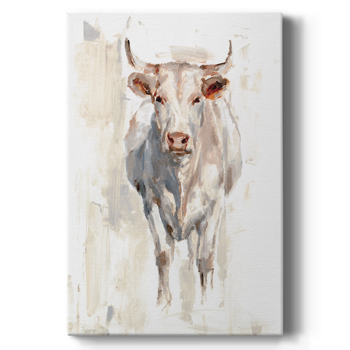 Sunlit Cows II - Canvas Art Print