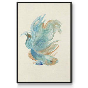 Betta I - Framed Premium Gallery Wrapped Canvas L Frame - Ready to Hang