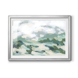 Verdant Hillside I - Modern Framed Art Print