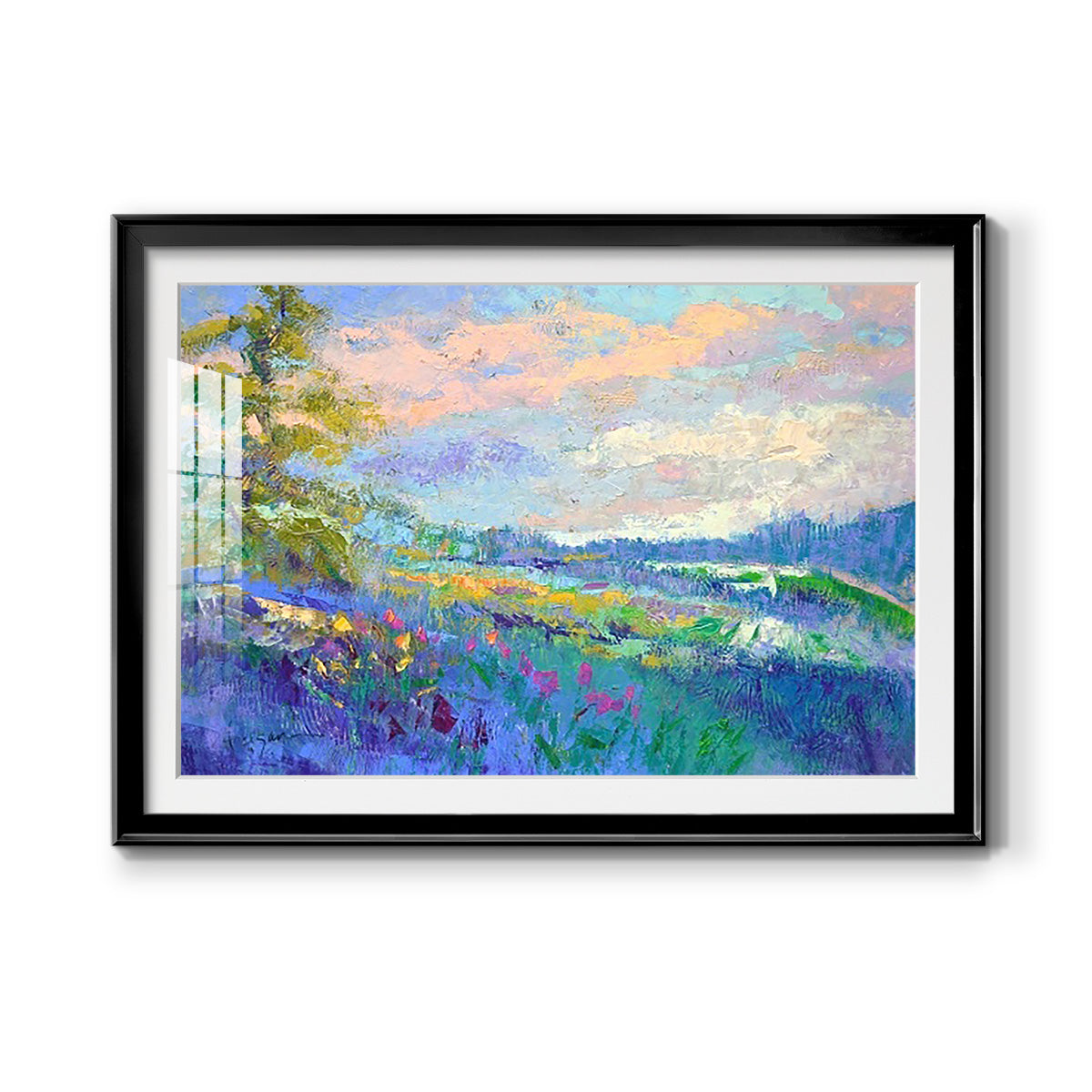 On a Happy Day Premium Framed Print - Ready to Hang