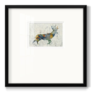 Deer Totem Premium Framed Print Double Matboard