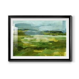 Emerald View I - Modern Framed Art Print