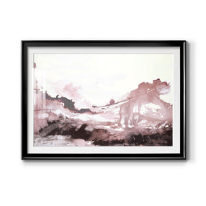 Pink Scenery - Modern Framed Art Print