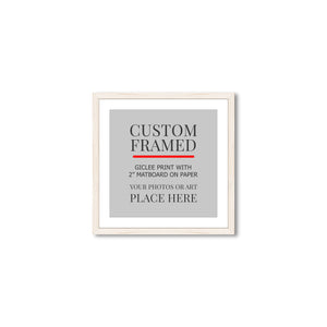 Square Custom Rustic Frames - Gallery Wrapped Canvas or Prints