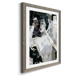 Runway Star - Barnwood Framed Art Print