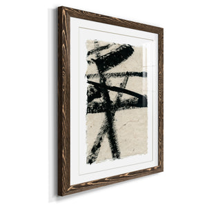 Lines Crossed III - Premium Framed Print - Distressed Barnwood Frame - Ready to Hang