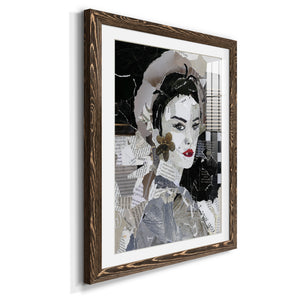 Runway Pause - Barnwood Framed Art Print