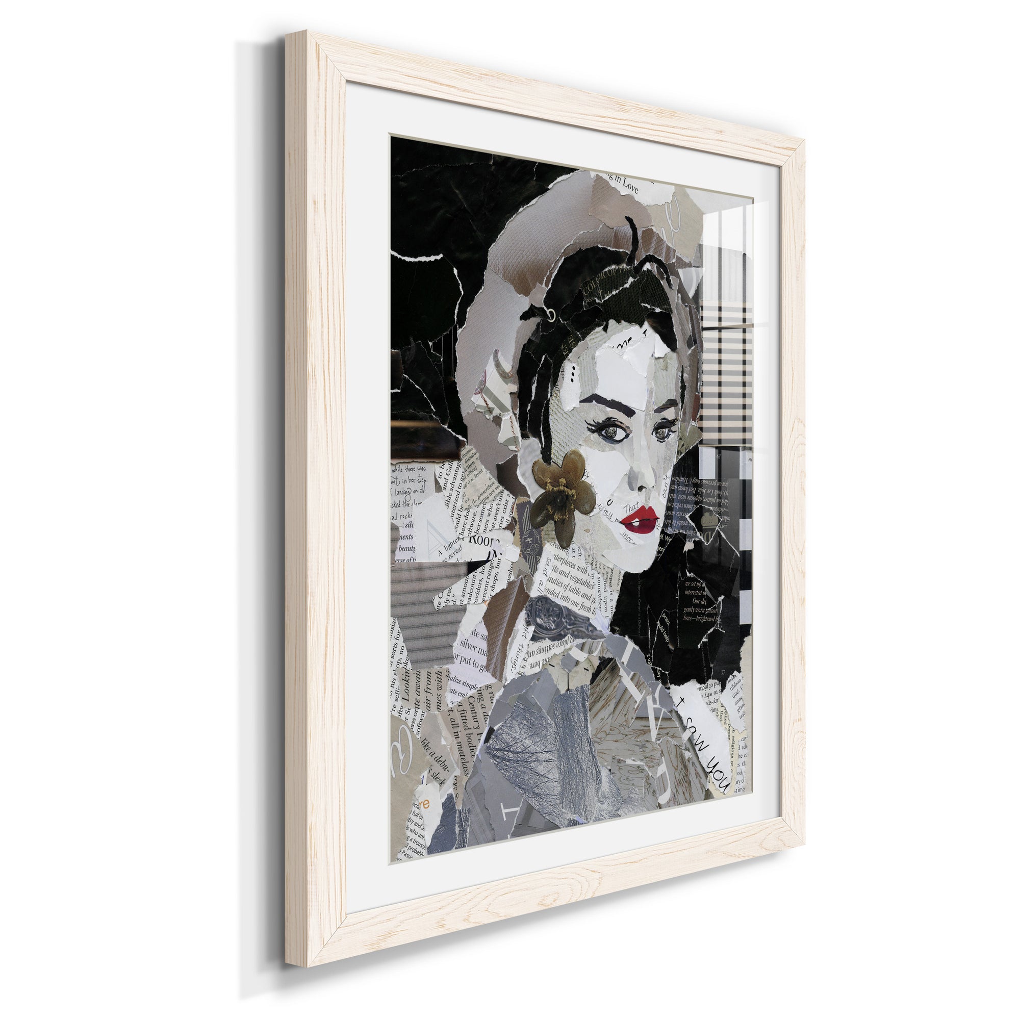 Runway Pause - Barnwood Framed Art Print