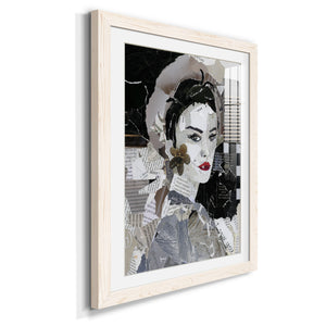Runway Pause - Barnwood Framed Art Print