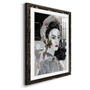 Runway Pause - Barnwood Framed Art Print
