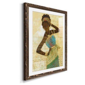 Tribal Vision II - Barnwood Framed Art Print