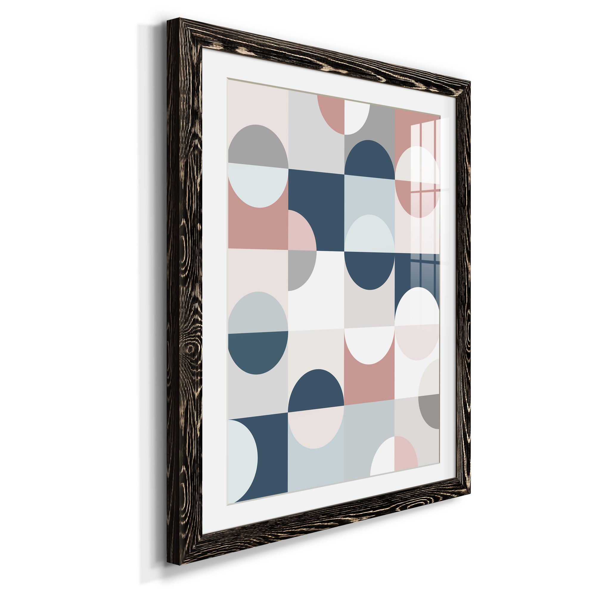 Modern Reflection - Barnwood Framed Art Print