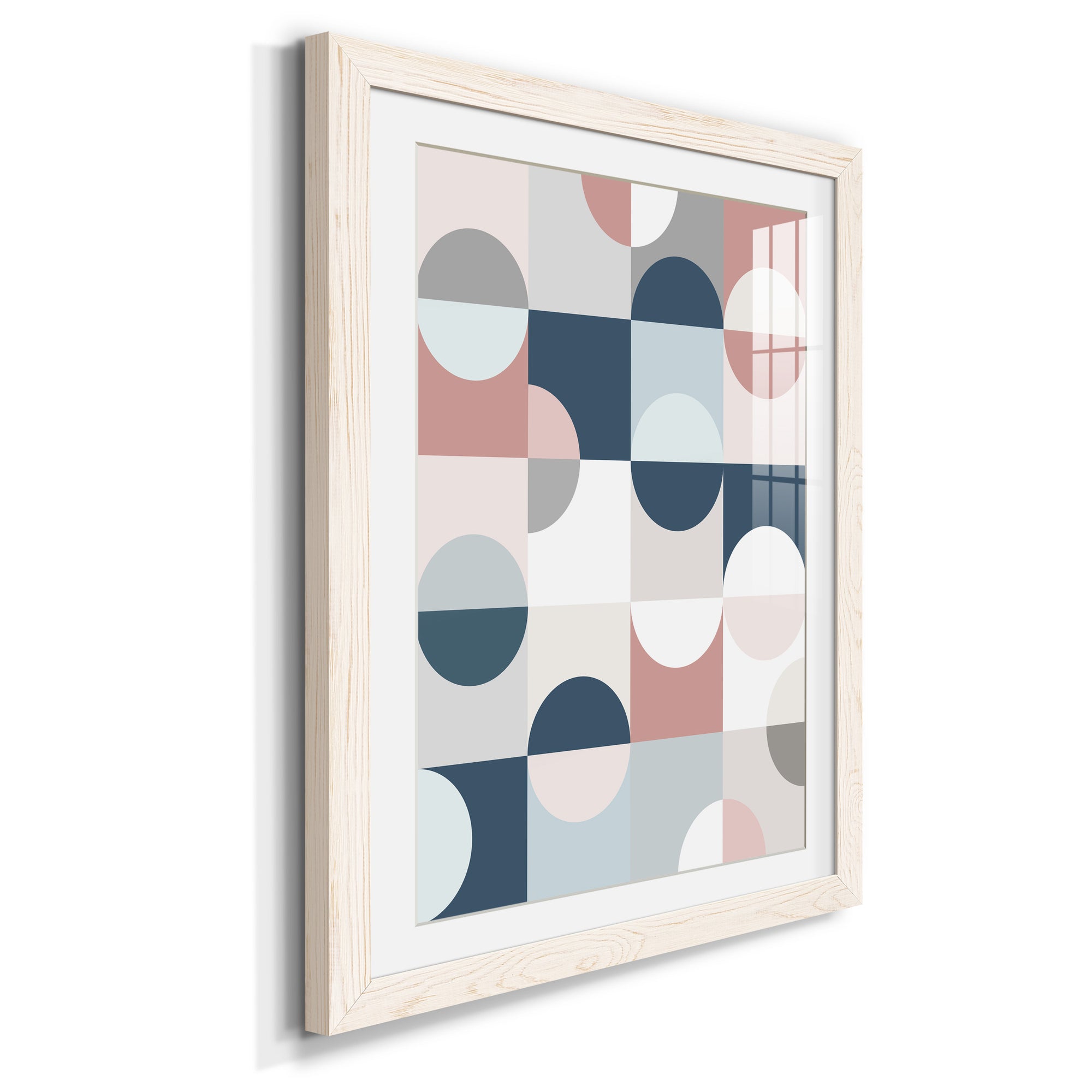 Modern Reflection - Barnwood Framed Art Print