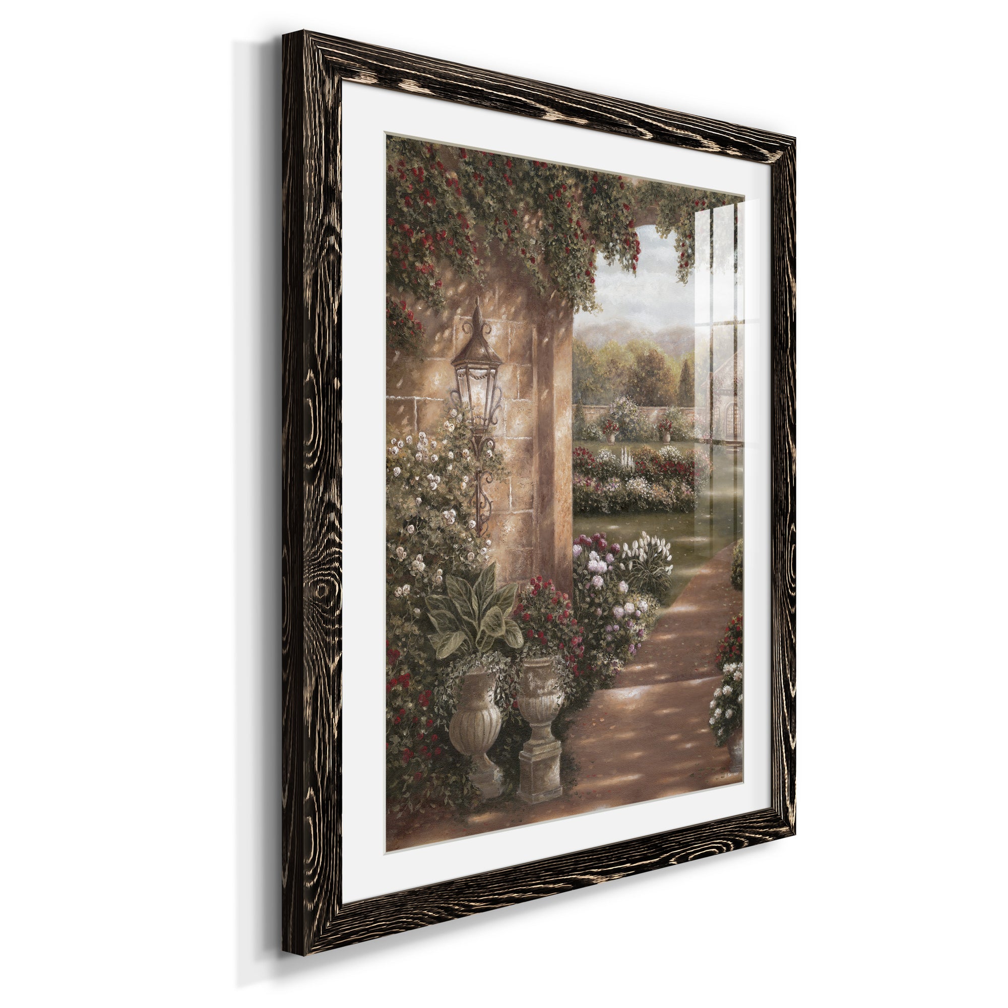 Evening in the Conservatory - Barnwood Framed Art Print