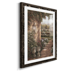 Evening in the Conservatory - Barnwood Framed Art Print