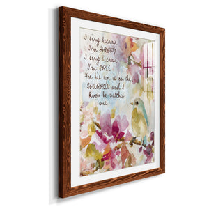 He Watches Me - Barnwood Framed Art Print