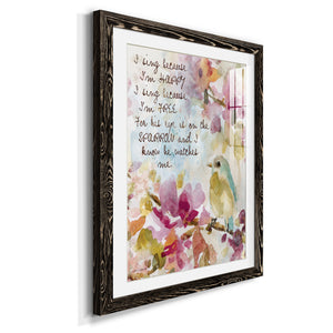 He Watches Me - Barnwood Framed Art Print