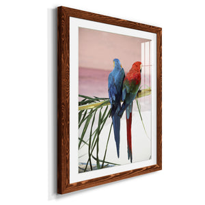 Palm Parrots - Barnwood