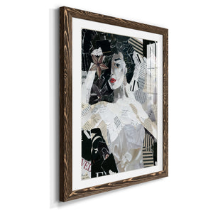 Runway Star - Barnwood Framed Art Print