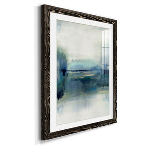 Indigo Meadow - Premium Framed Print - Distressed Barnwood Frame - Ready to Hang