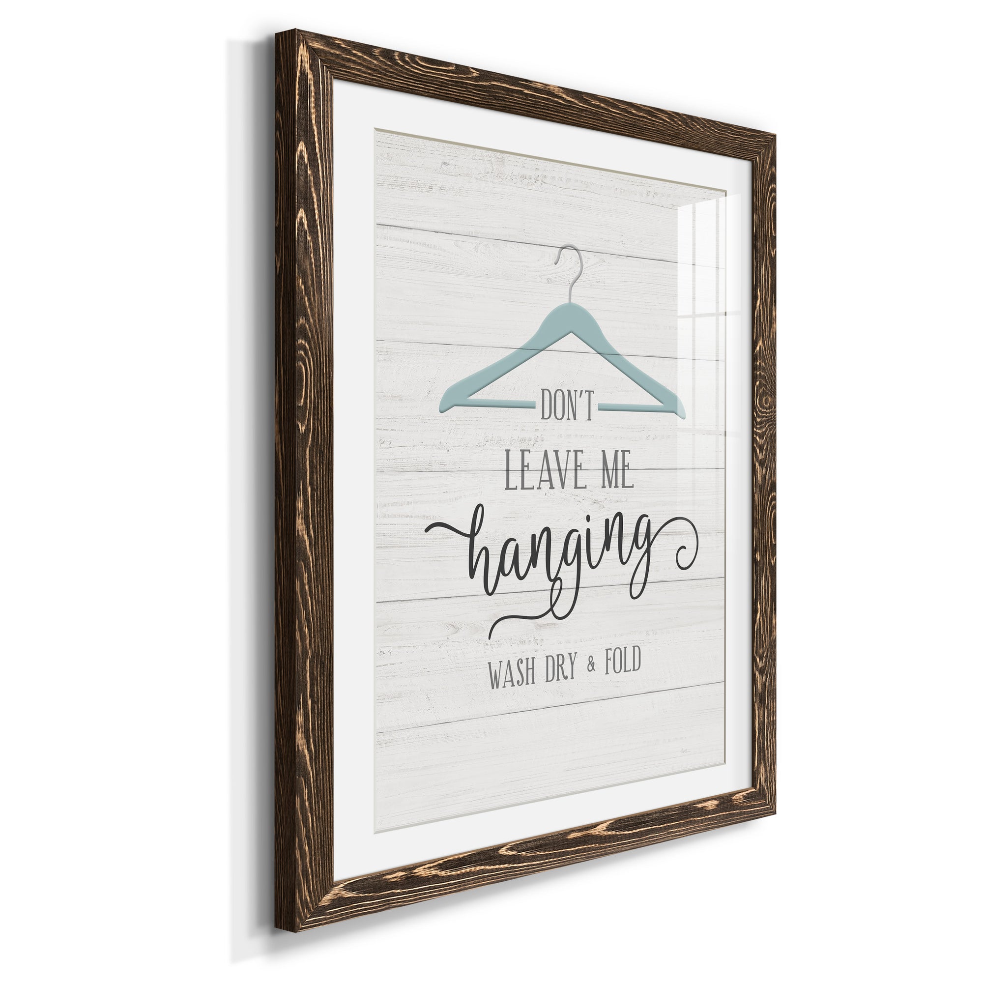 Don't Leave - Premium Framed Print - Distressed Barnwood Frame - Ready to Hang