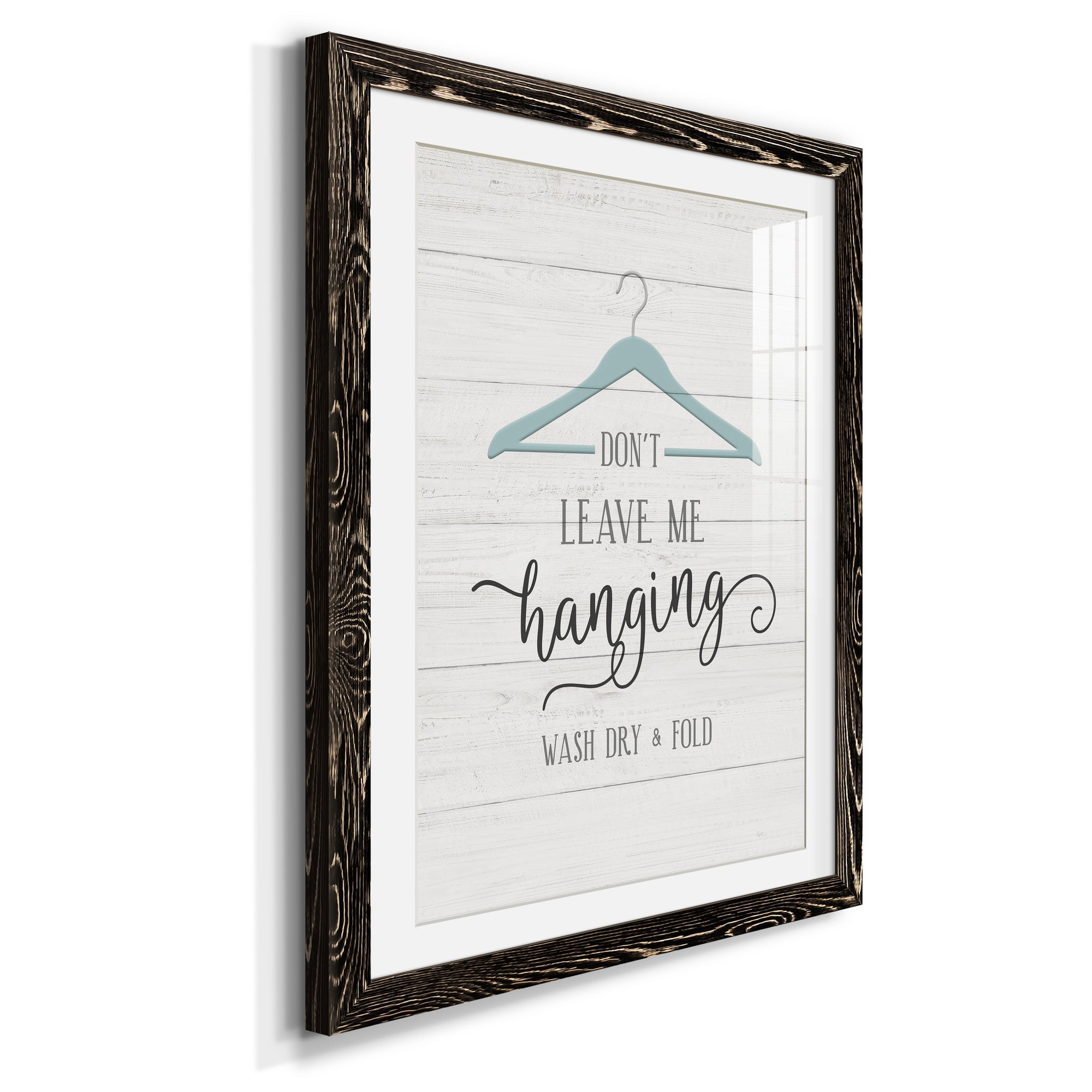 Don't Leave - Premium Framed Print - Distressed Barnwood Frame - Ready to Hang