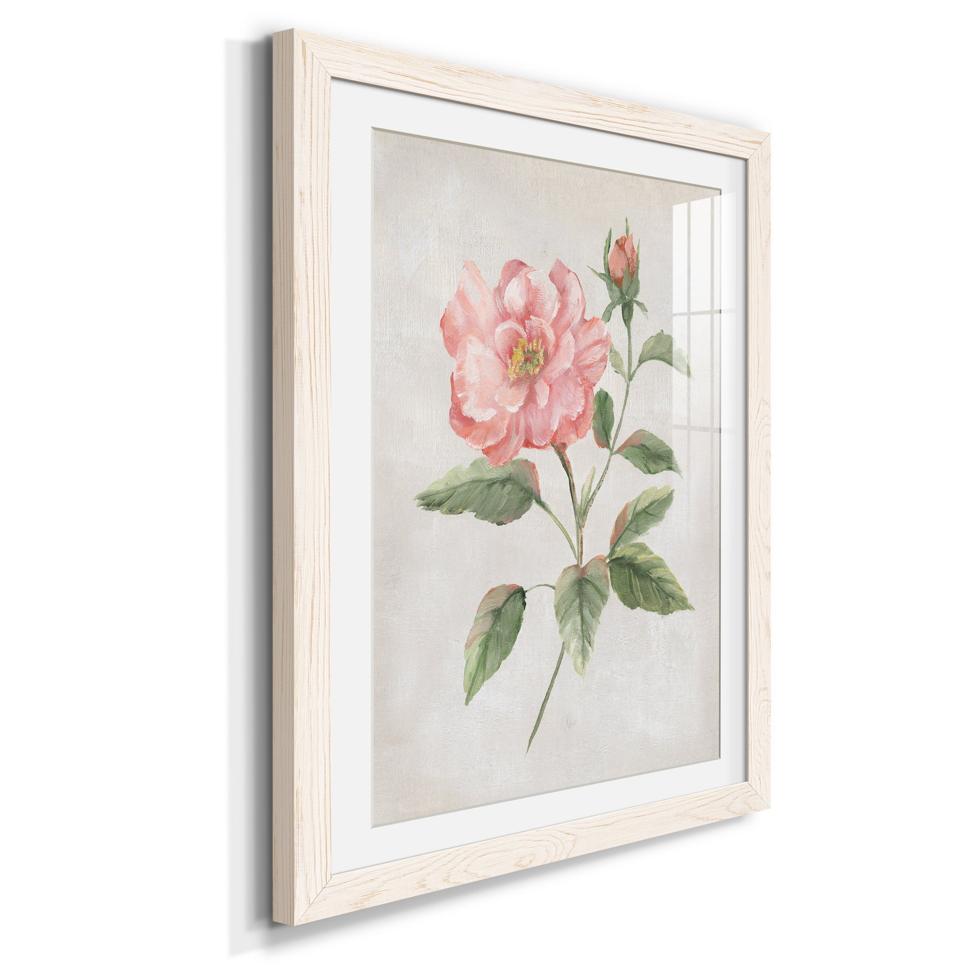 Grandiflora II - Barnwood Framed Art Print