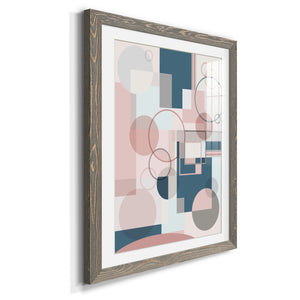 Modern Geo - Premium Framed Print - Distressed Barnwood Frame - Ready to Hang