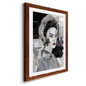 Runway Pause - Barnwood Framed Art Print