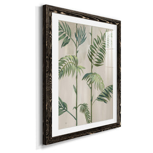 Modern Fronds I - Barnwood Framed Art Print