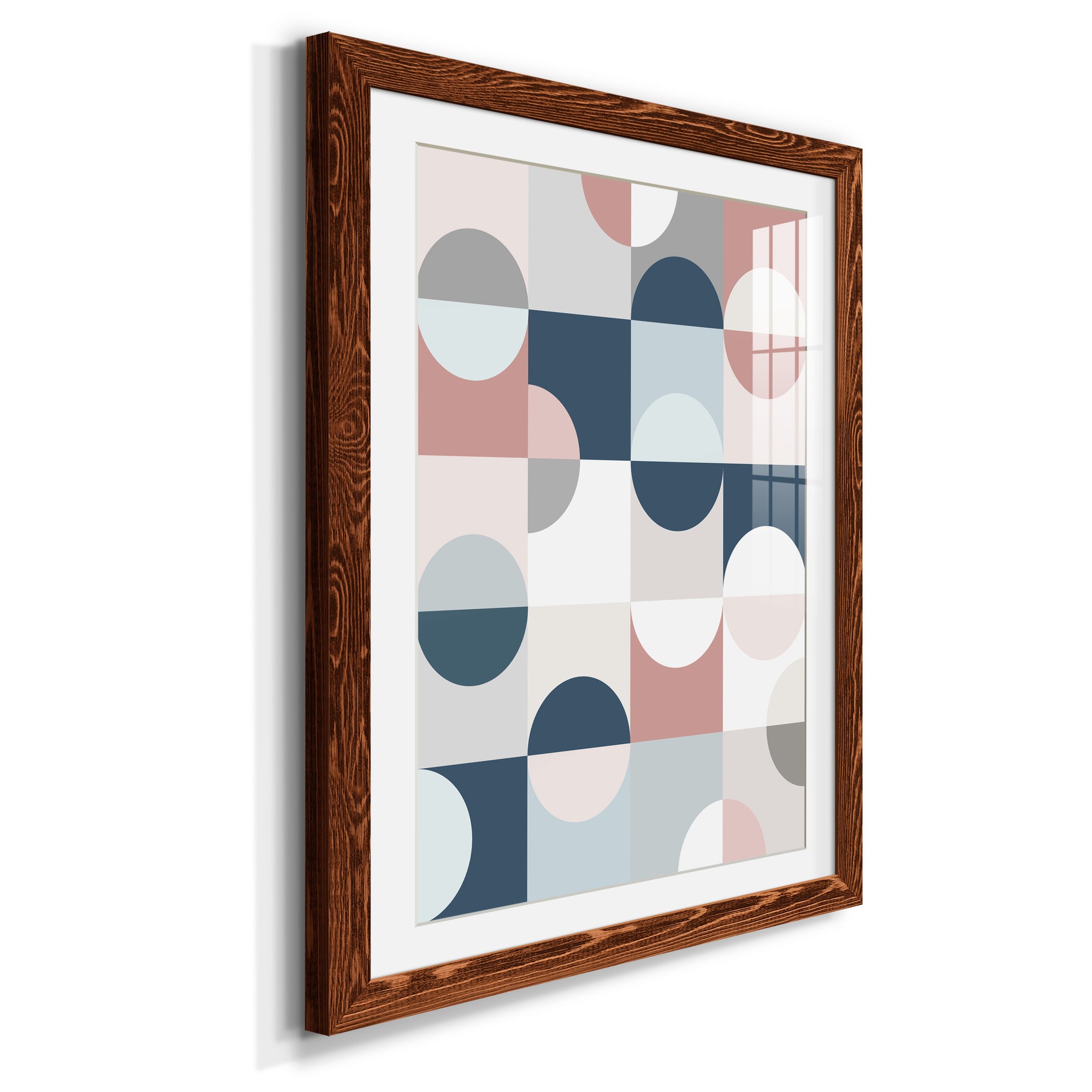 Modern Reflection - Barnwood Framed Art Print