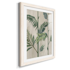 Modern Fronds II - Barnwood Framed Art Print