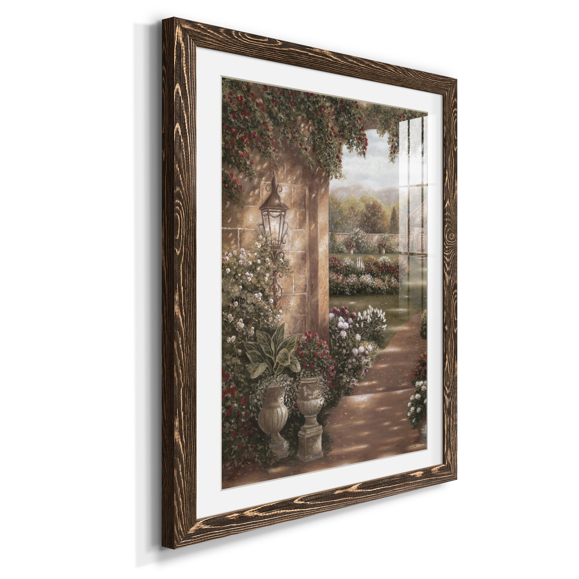 Evening in the Conservatory - Barnwood Framed Art Print