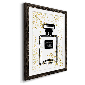 Glitter Perfume I - Barnwood Framed Art Print