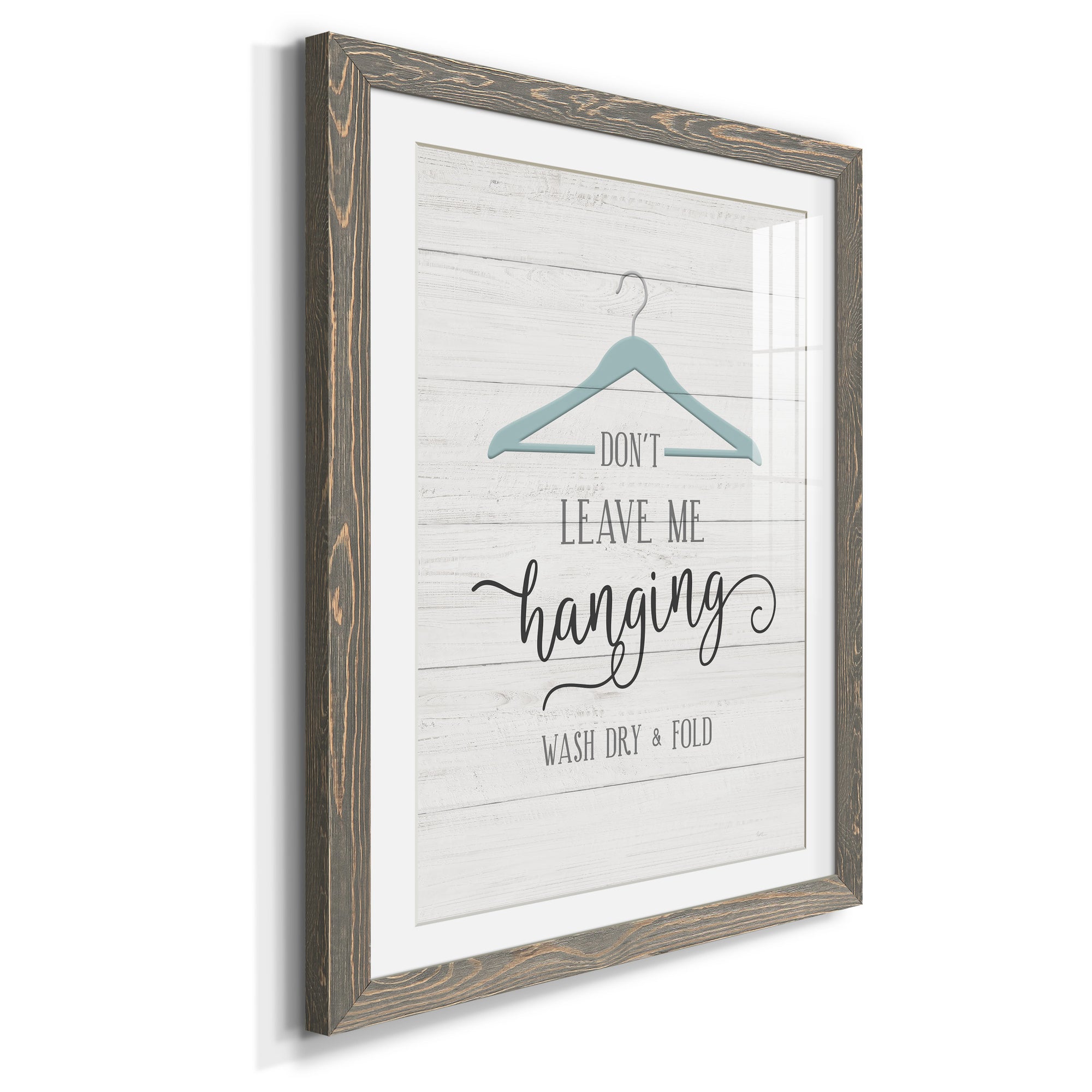 Don't Leave - Premium Framed Print - Distressed Barnwood Frame - Ready to Hang