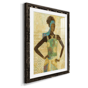 Tribal Vision I - Barnwood Framed Art Print