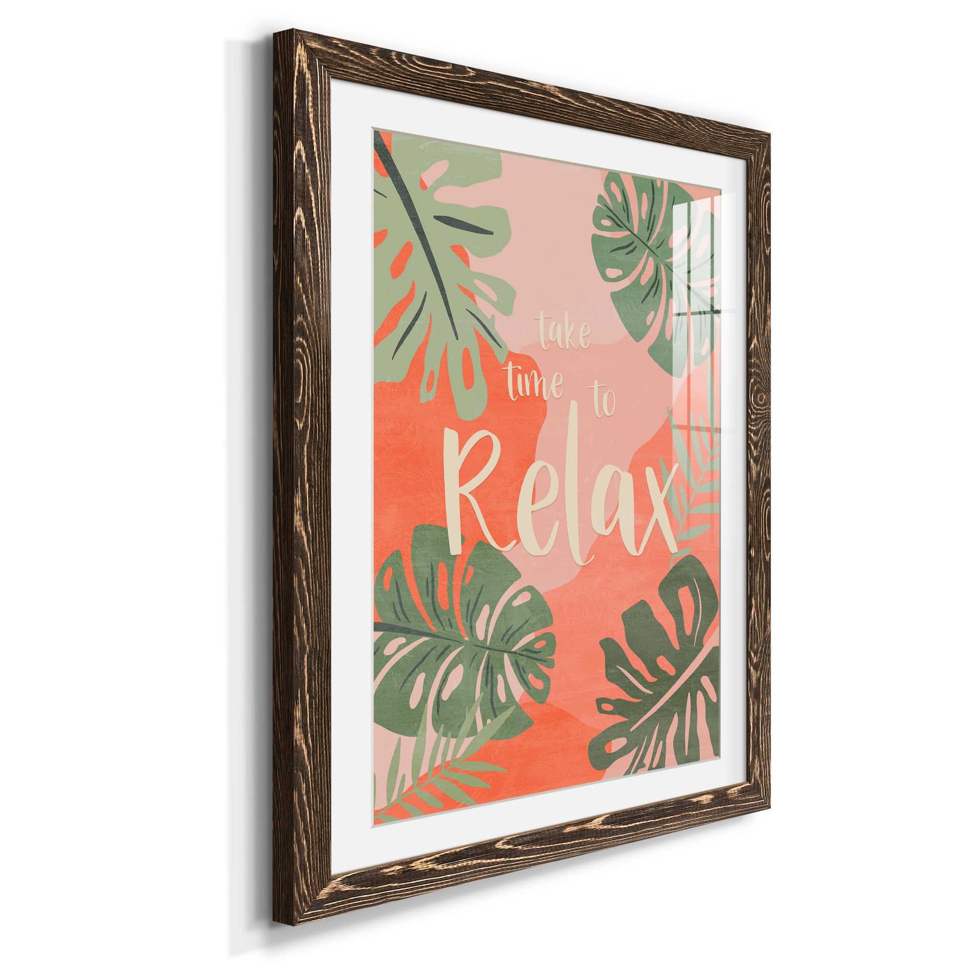 Take Time - Premium Framed Print - Distressed Barnwood Frame - Ready to Hang