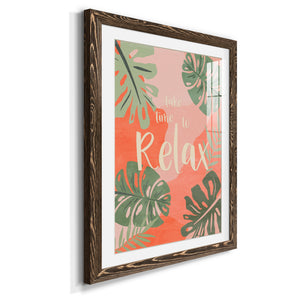 Take Time - Premium Framed Print - Distressed Barnwood Frame - Ready to Hang