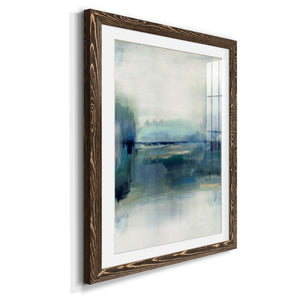 Indigo Meadow - Premium Framed Print - Distressed Barnwood Frame - Ready to Hang