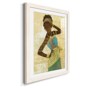 Tribal Vision II - Barnwood Framed Art Print