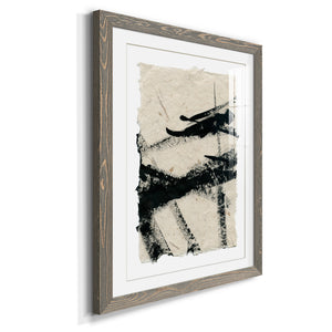 Lines Crossed II - Premium Framed Print - Distressed Barnwood Frame - Ready to Hang