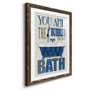 Bubble Bath - Premium Framed Print - Distressed Barnwood Frame - Ready to Hang