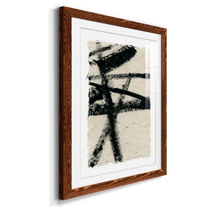 Lines Crossed III - Premium Framed Print - Distressed Barnwood Frame - Ready to Hang