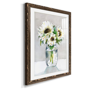 Sunflower II - Premium Framed Print - Distressed Barnwood Frame - Ready to Hang