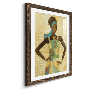Tribal Vision I - Barnwood Framed Art Print