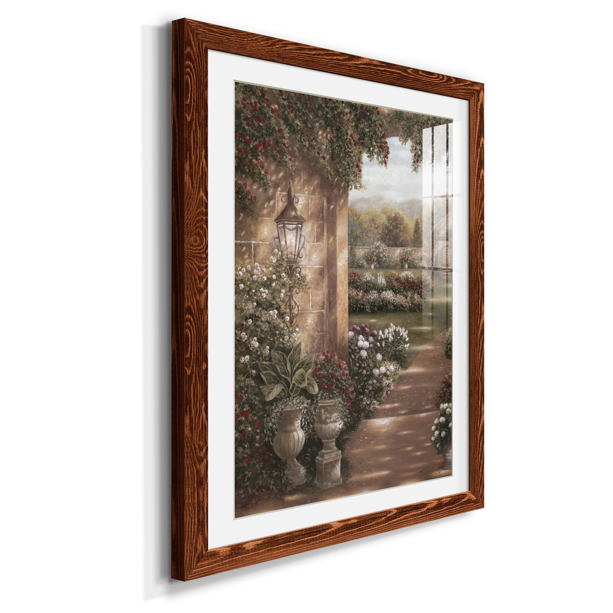 Evening in the Conservatory - Barnwood Framed Art Print