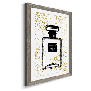 Glitter Perfume I - Barnwood Framed Art Print